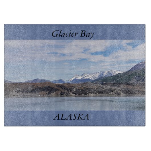 Planche À Découper Baie de glacier Alaska (Devant)