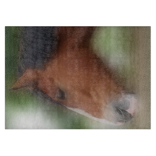 Planche À Découper Baie Shift Cheval Visage Animal (Devant)