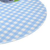 Planche À Découper Baies bleues sur le guingan (Coin)