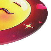 Planche À Découper Baiser Emoji Coeurs soufflants (Coin)