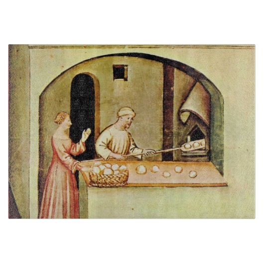 PLANCHE À DÉCOUPER BAKER À FOUR ANTIQUE, BOUTIQUE DE PAIN DE BAKERY (Devant)