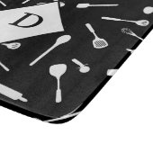 Planche À Découper Baking Papa Utensil Motif Black Cutting (Coin)