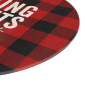 Planche À Découper Baking Spirits Bright Buffalo Plaid Christmas (Coin)