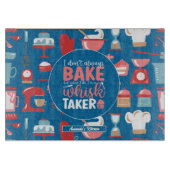 Planche À Découper Baking Whisk Taker Cool Retro Baker Motif (Devant)