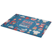 Planche À Découper Baking Whisk Taker Cool Retro Baker Motif (Coin)