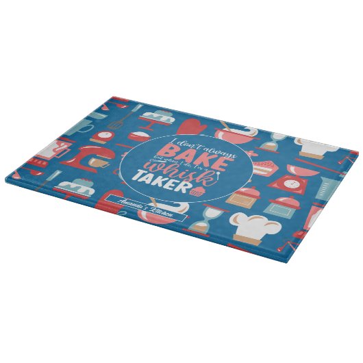 Planche À Découper Baking Whisk Taker Cool Retro Baker Motif (Coin)