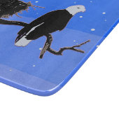 Planche À Découper Bald Eagle en hiver - Art original de la faune (Coin)