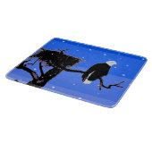 Planche À Découper Bald Eagle en hiver - Art original de la faune (Coin)