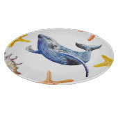 Planche À Découper Baleine à graphisme d'entreprise : Tableau de chan (Coin)