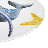 Planche À Découper Baleine à graphisme d'entreprise : Tableau de chan (Coin)