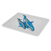 Planche À Découper Baleines Orca tribales (Coin)