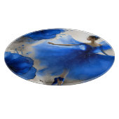 Planche À Découper Ballet élégant en bleu indigo (Coin)