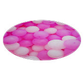 Planche À Découper Balloons Roses Festive Design Arrière - plan. (Coin)
