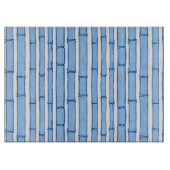 Planche À Découper Bambooey Bamboo Stripe in Blue Porcelain (Devant)