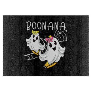 Planche À Découper Banane fantôme mignon Boonana Halloween