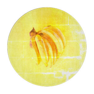 Planche À Découper "Banane jaune" jolie photo. Acheter maintenant