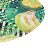 Planche À Découper Bananes exotiques citrons Tropical sans joint (Coin)