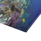 Planche À Découper Banc de rougets autour d'un petit corail (Coin)