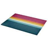 Planche À Découper Bande des tons rose et bleu (Coin)