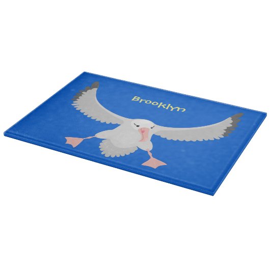 Planche À Découper Bande dessinée de l'oiseau mûre albatros (Coin)