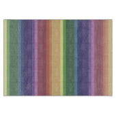 Planche À Découper Bandes arc-en-ciel coupées (Devant)