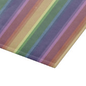 Planche À Découper Bandes arc-en-ciel coupées (Coin)