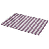 Planche À Découper Bandes de bonbons mauves et blanches (Coin)