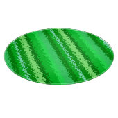 Planche À Découper Bandes de verre - tons vert émeraude (Coin)