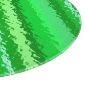 Planche À Découper Bandes de verre - tons vert émeraude (Coin)