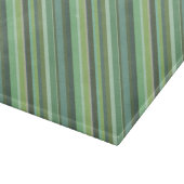 Planche À Découper Bandes diagonales vert olive (Coin)