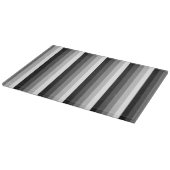Planche À Découper Bandes d'ombre noir et blanc (Coin)