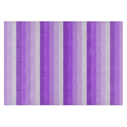 Planche À Découper Bandes d'ombre pourpres (Devant)