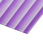 Planche À Découper Bandes d'ombre pourpres (Coin)