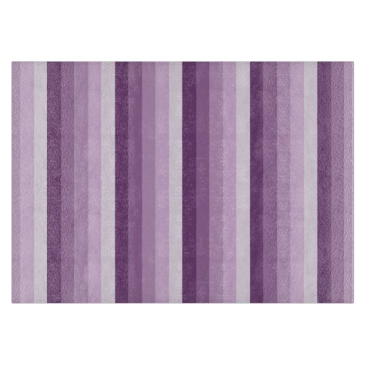Planche À Découper Bandes d'ombre prune violette (Devant)