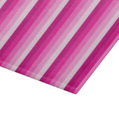 Planche À Découper Bandes d'ombre rose chaud (Coin)