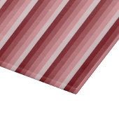 Planche À Découper Bandes d'ombre rouges (Coin)