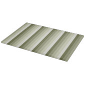 Planche À Découper Bandes d'ombre vert olive (Coin)