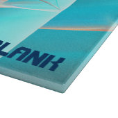 Planche À Découper Bandes du coucher du soleil (Coin)