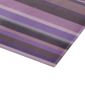 Planche À Découper Bandes horizontales mauves (Coin)