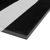 Planche À Découper Bandes noires et blanches, Motif rayé, Lignes (Coin)