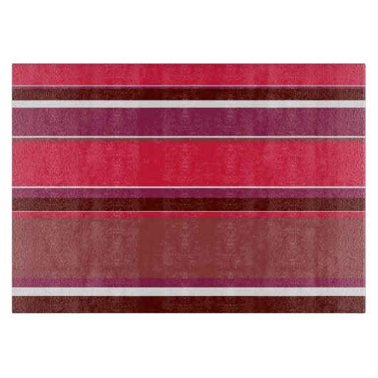 Planche À Découper Bandes rouges (Devant)