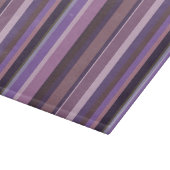 Planche À Découper Bandes verticales mauves (Coin)
