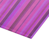 Planche À Découper Bandes verticales roses (Coin)