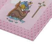 Planche À Découper Baptême personnalisable de l'Arche de Noé pour béb (Coin)