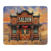 Planche À Découper Bar à mancave du Western Saloon cool (Devant)
