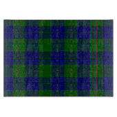 Planche À Découper Barclay tartan bleu vert plaid (Devant)