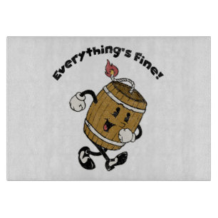 Planche À Découper Baril de poudre