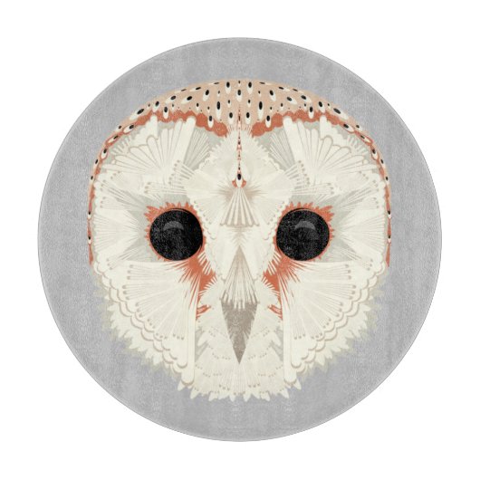 Planche À Découper Barn Owl Glass Cutboard (Devant)