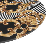 Planche À Découper Baroque doré, décoration complexe. (Coin)