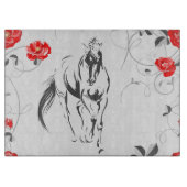 Planche À Découper Baroque Horse Glass Cutboard (Devant)